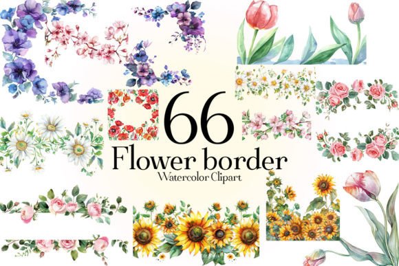 Download Flower Border Clipart - Flower border Collection