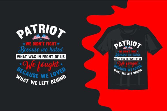Download Patriotic T Shirt Design Typography - Premium Resources