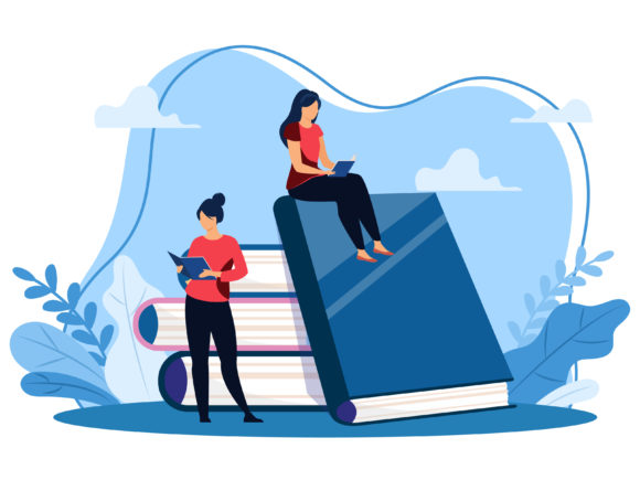 Download Illustration of Book Reading Literacy - Literacy Collection