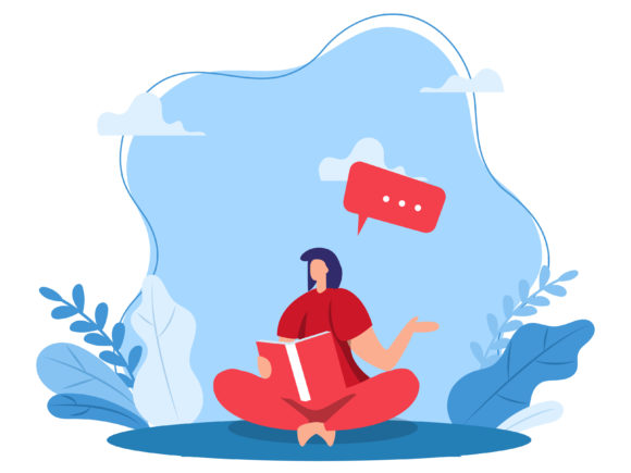 Download 02-illustration of Book Reading Literacy - Literacy Collection