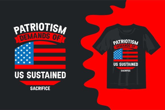 Download Patriots Typography Colorful T Shirt Des - Premium Resources