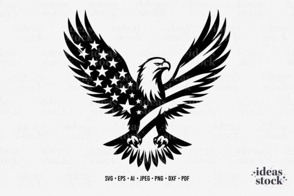 Download Patriotic Svg. Eagle with USA Flag. Svg. - Usa flag Collection