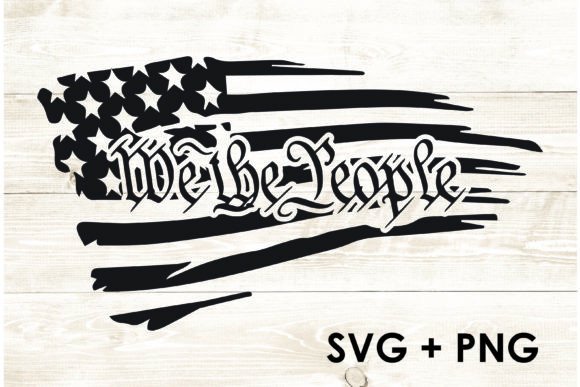 Download Waving Distressed USA Flag We the People - Usa flag Collection