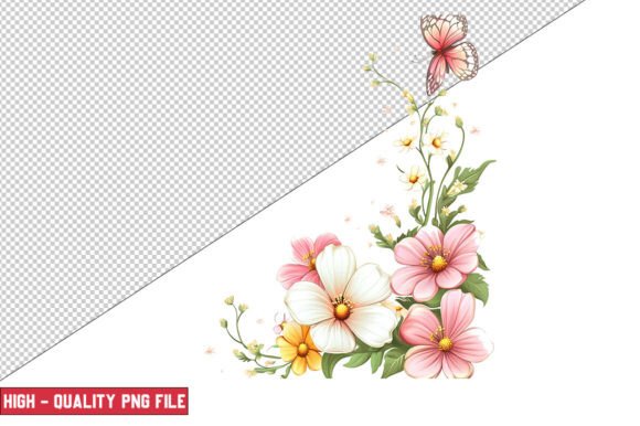 Download Flower Border Clipart Sublimation - Flower border Collection