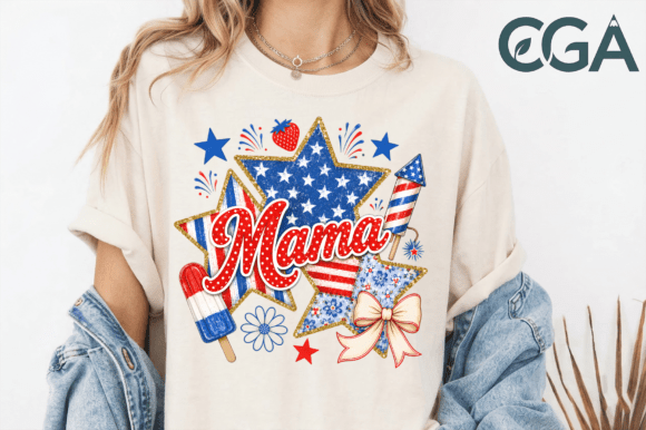 Download Patriotic Mama Star Popsicle PNG - Mama Collection