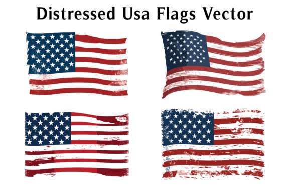 Download Distressed USA Flag Grunge Effect Vector - Usa flag Collection