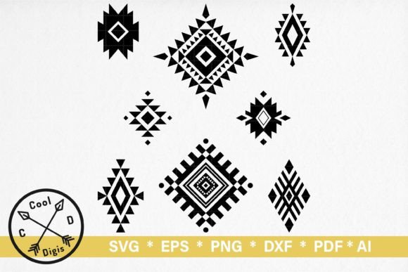 Download Aztec Tribal Pattern Clipart for Cricut - Tribal Collection